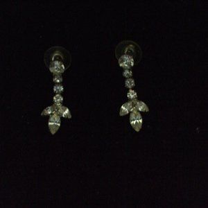 Vintage Rhinestone Earrings